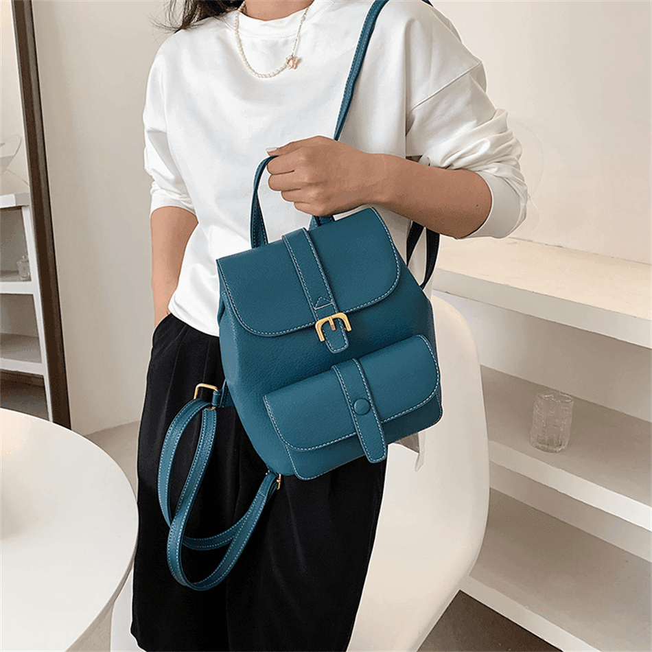 תיק גב אישי של מעצב ספרדי בגימור מרהיב של פעם ללוק נשי יוקרתי - לה איסלה