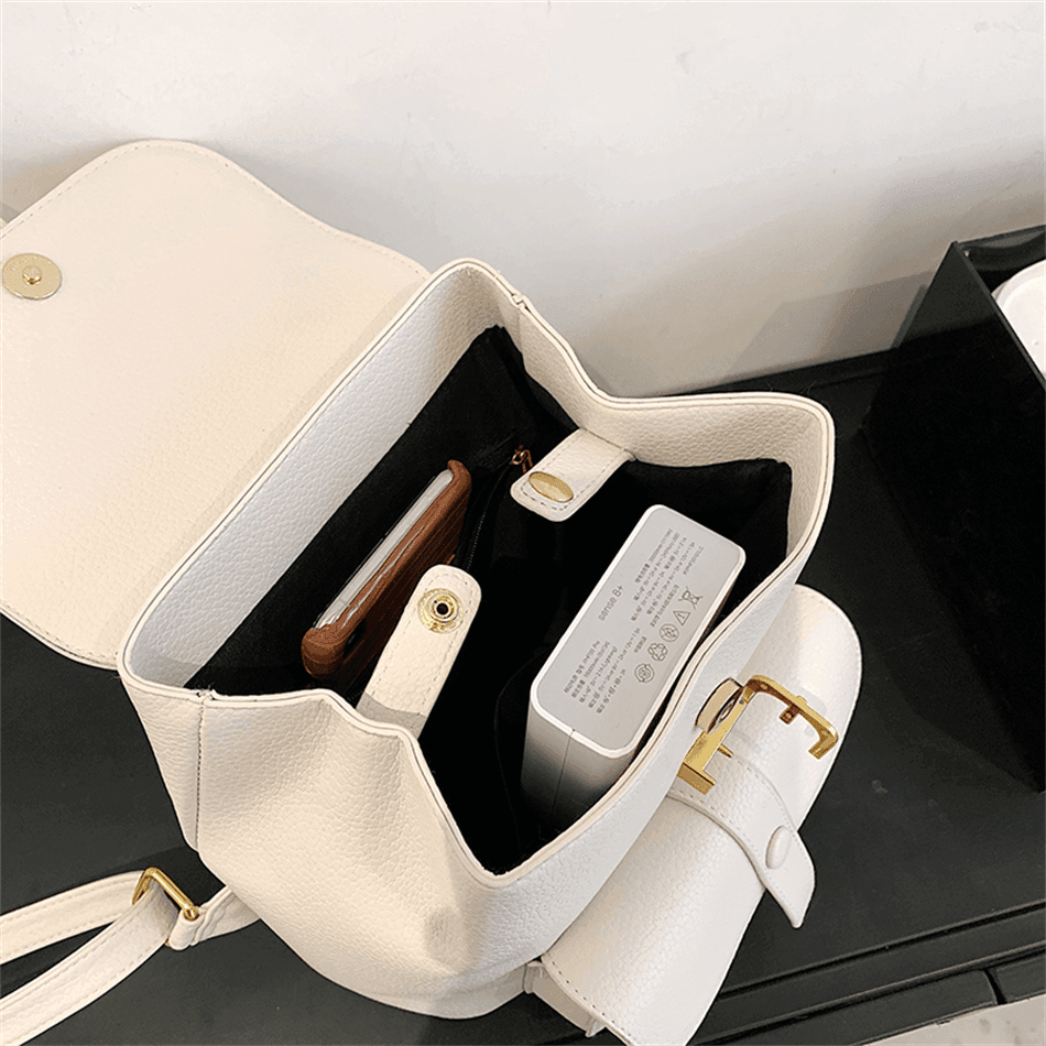 תיק גב אישי של מעצב ספרדי בגימור מרהיב של פעם ללוק נשי יוקרתי - לה איסלה