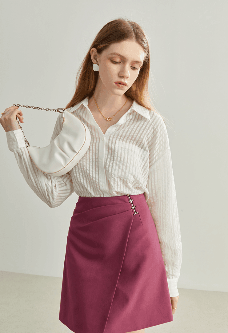 מכופתרת פשתן של מעצב ממילאנו בגימור דק וקליל להופעה נשית מרימה - לה איסלה