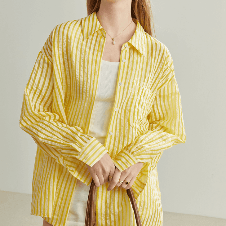 מכופתרת פשתן של מעצב ממילאנו בגימור דק וקליל להופעה נשית מרימה - לה איסלה