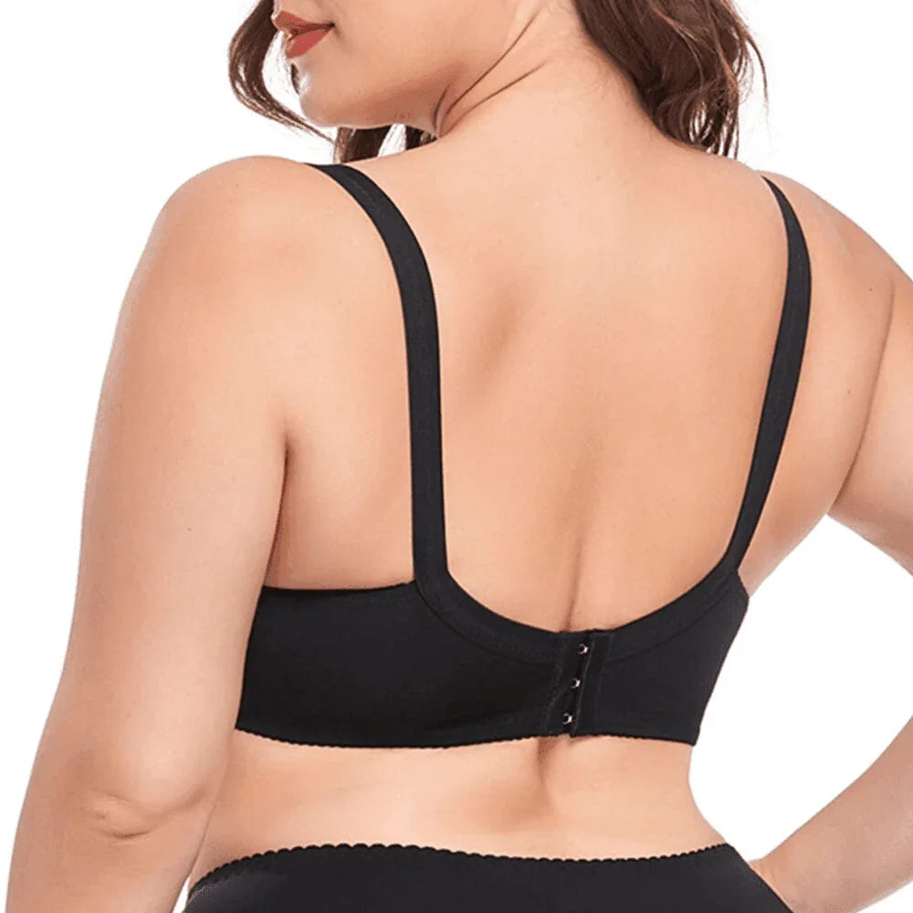 חזיית עצם בריפוד עדין לחזה שעומד במקום בשילוב בד עדין שקוף ללוק קייצי קליל - לה איסלה