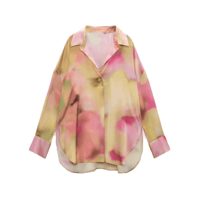 חולצת אוברסייז קלילה מסטאן בסינגון נשי ולא מתאמץ ללוק מקורי מרשים - לה איסלה