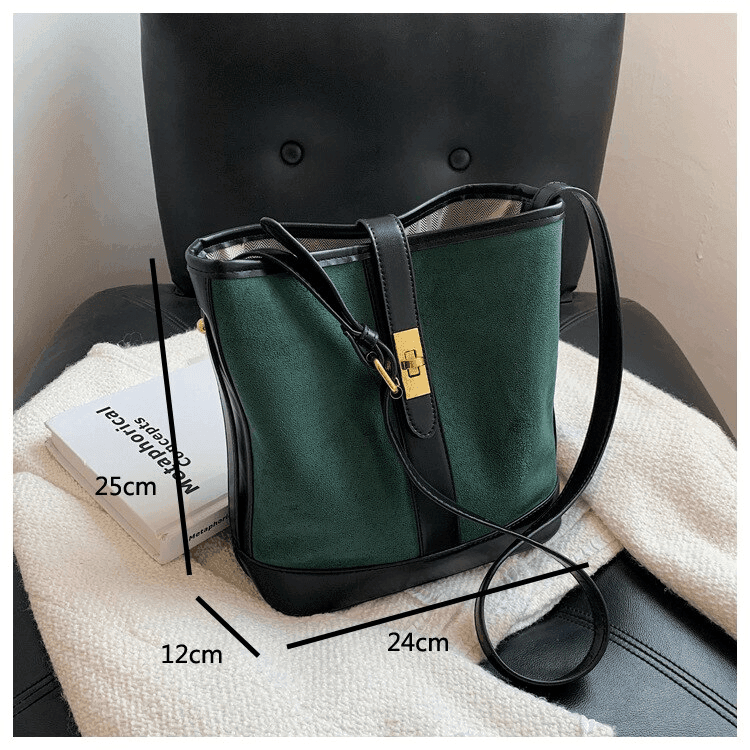 תיק זמש מפורטוגל בשילוב תיק איפור אישי יוקרתי להופעה מרשימה ומכובדת - לה איסלה