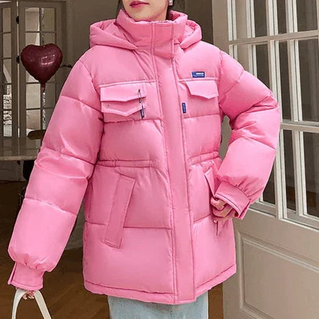 מעיל פוך איטלקי בגימור כיסים מ-ש-ג-ע להופעה הכי קולית ונכונה שתהיה לך - לה איסלה