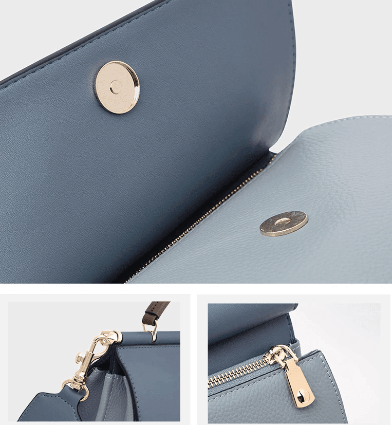 תיק אשי של מעצב איטלקי בגימור אלגנטי יוקרתי ובחלוקה מושלמת של תאים - לה איסלה