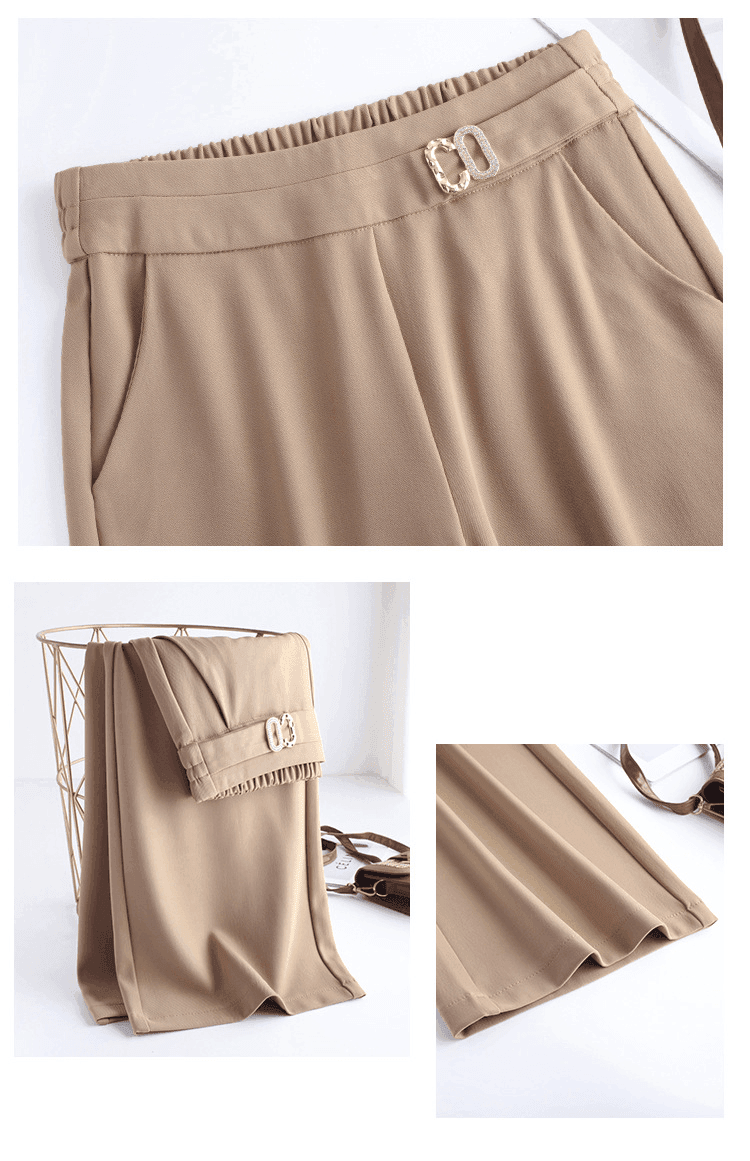 מכנס רחב בגיזרה נשית אלגנטית עם שסע עדין להופעה מרשימה וללוק משובח - לה איסלה