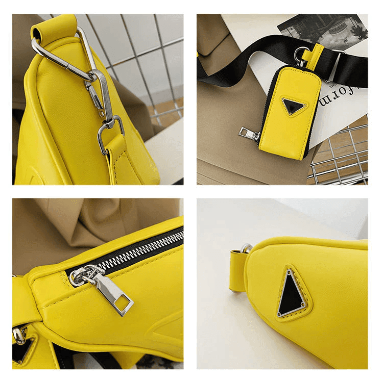 תיק בסטייל 'פראדה' בגזרת משולש מהפנטת לבילוי עם חברות בערב וללוק מקסים - לה איסלה