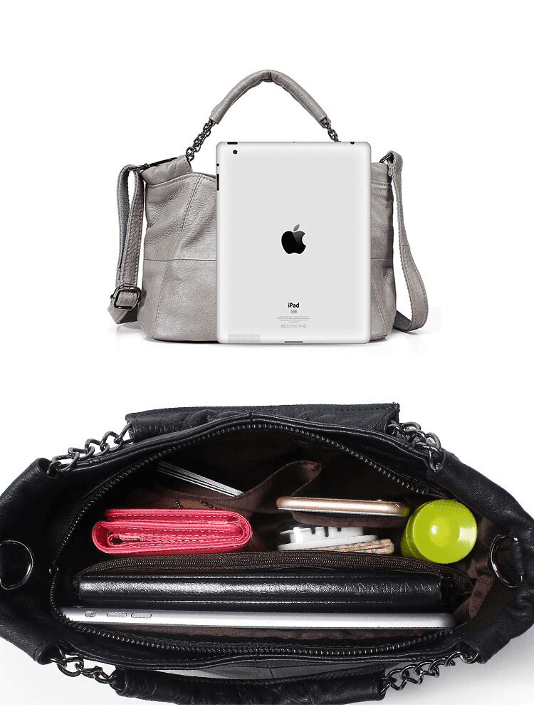 תיק של מעצב איטלקי בחלוקה נבונה של תאים ללוק של אישה שרוצה להיות בשיא האופנה - לה איסלה