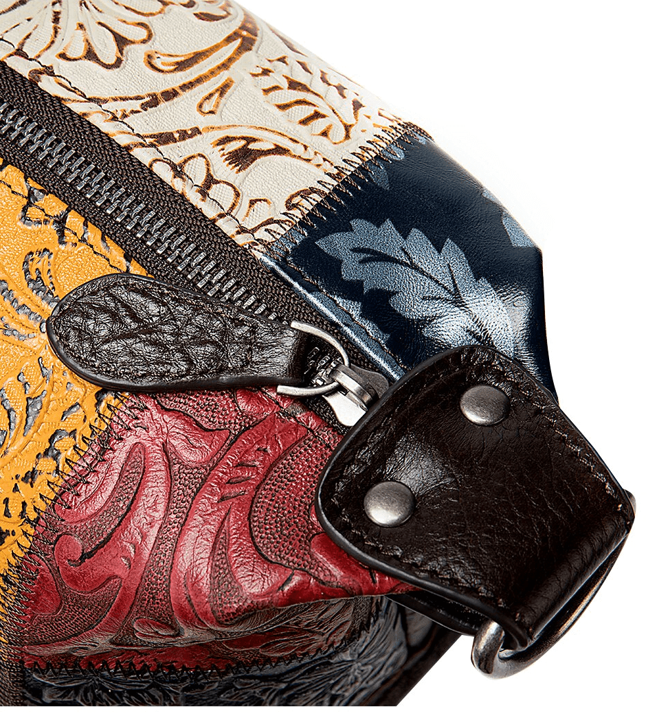 תיק עור גדול של מעצב ממילאנו בסגנון רטרו מרהיב להופעה של אישה משפיענית - לה איסלה