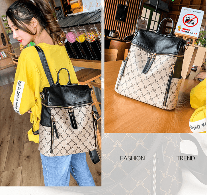 תיק גב אופנתי מקולומביה בסיגנון נשי פרקטי להופעה היסטרית - לה איסלה