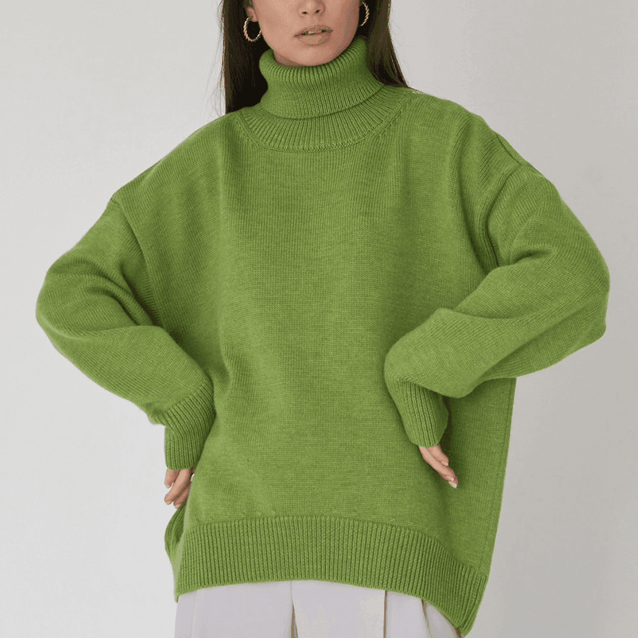 סריג גולף מושלם ואסימטרי לעונה הקרובה להופעה נשית מרהיבה וללוק מעצים - לה איסלה