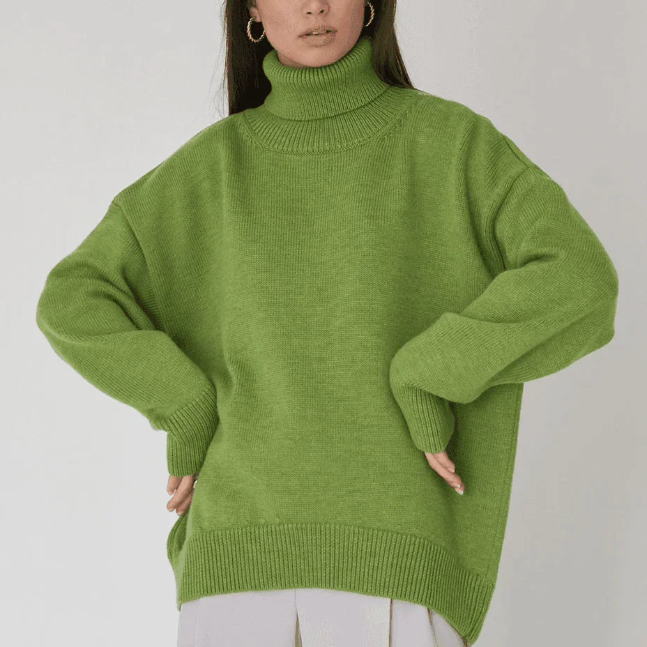 סריג גולף מושלם ואסימטרי לעונה הקרובה להופעה נשית מרהיבה וללוק מעצים - לה איסלה