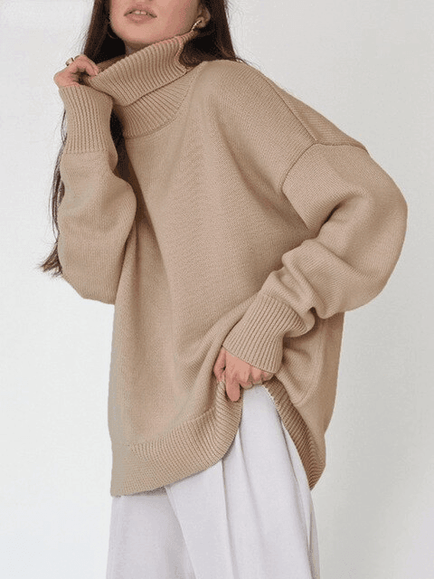 סריג גולף מושלם ואסימטרי לעונה הקרובה להופעה נשית מרהיבה וללוק מעצים - לה איסלה