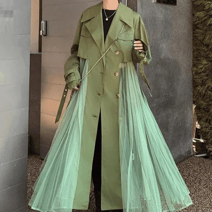 טרנץ' אלגנטי של מעצב צרפתי בגימור שיפון מהמם ללוק שלא ישכחו לך לעולם - לה איסלה