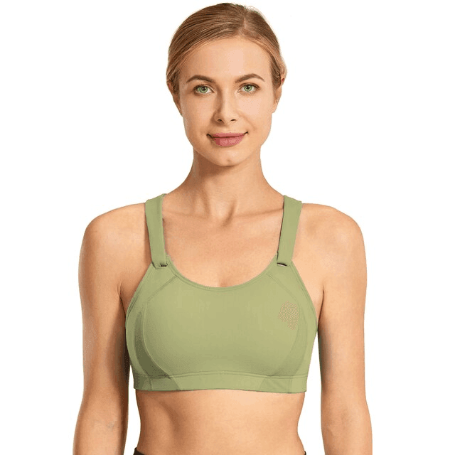 חזיית ספורט בסגירת סקוץ אופנתית לתמיכה מקסימלית בגב - לה איסלה