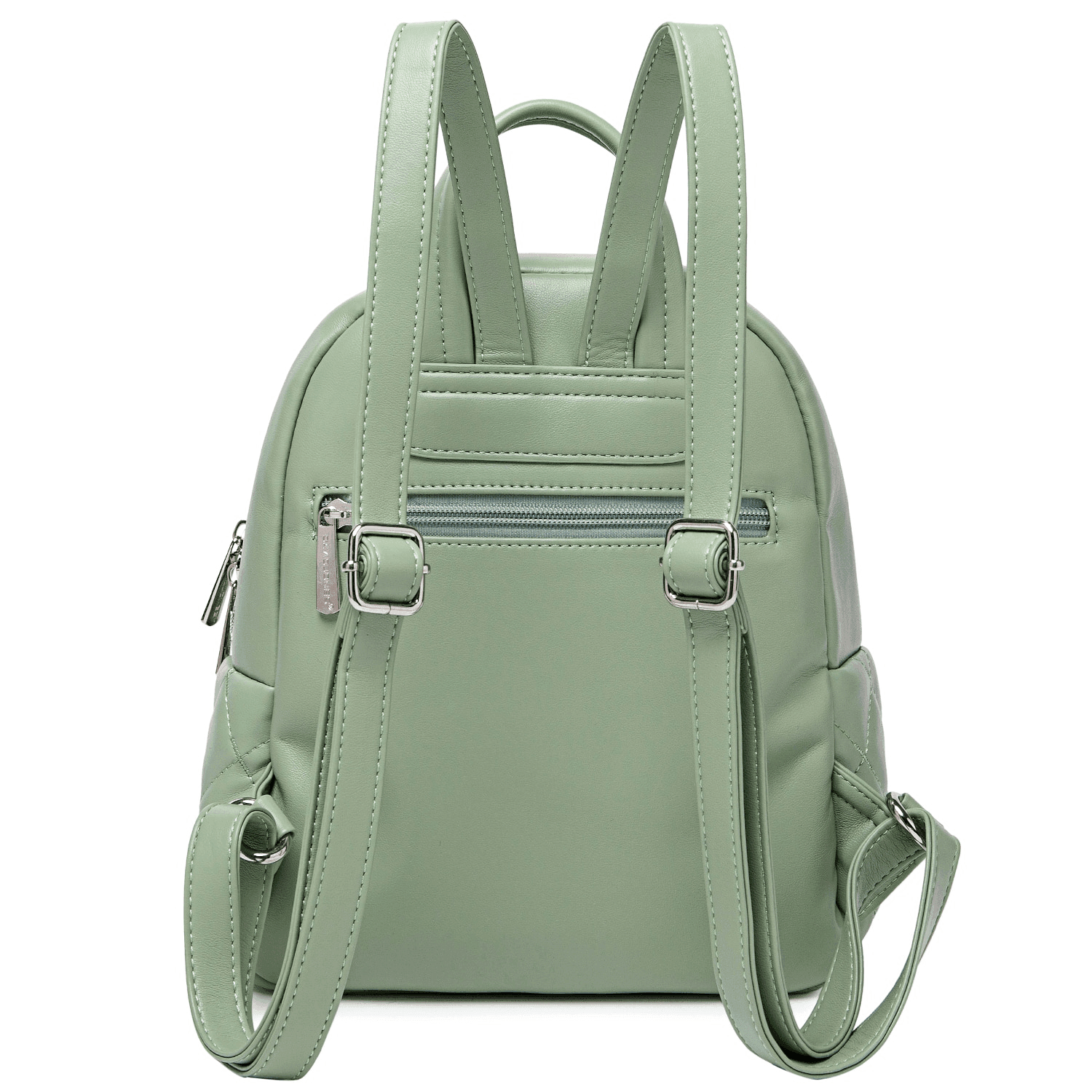 תיק גב קליל של מעצב אירופאי בגימור מרובע מרהיב להופעה של אישה מבריקה - לה איסלה