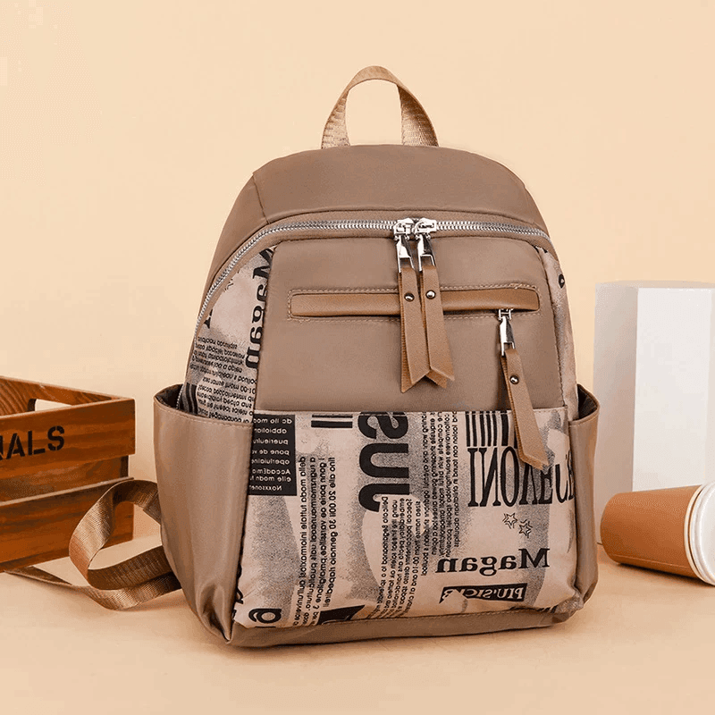 תיק גב קליל בגיזרה נשית מחמיאה לנשיאה של חפצים אישיים ללוק אורבני מדליק - לה איסלה