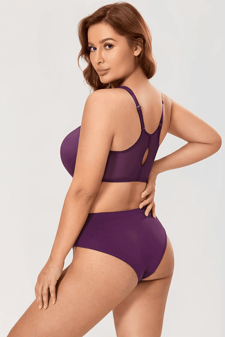 חזיית עוטפת בתמיכה אורטופדית טובה לגב בסגירה קידמית קלאסית - לה איסלה