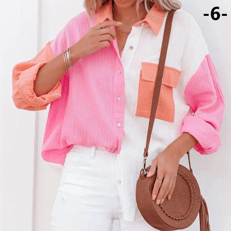 חולצת פשתן בגיזרת אוברסייז נושמת להופעה מושלמת וללוק אופנתי מרהיב - לה איסלה