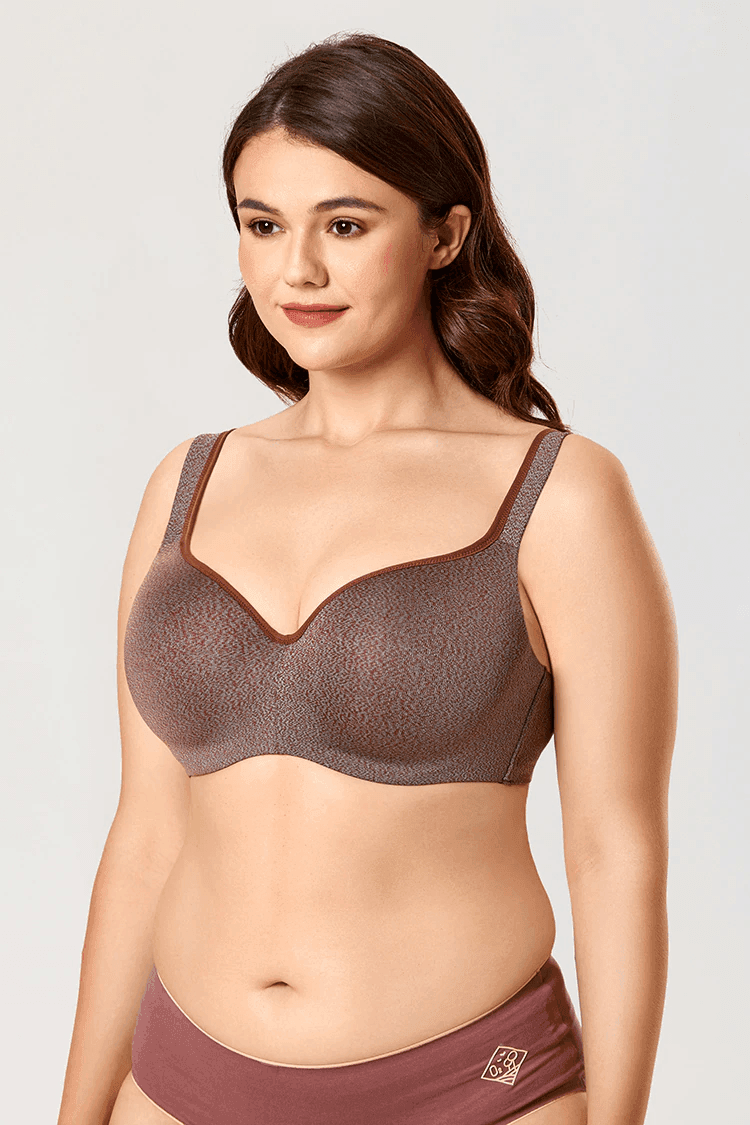 חזייה אופנתית עם עצם לחזה יציב בתמיכה עוטפת - לה איסלה