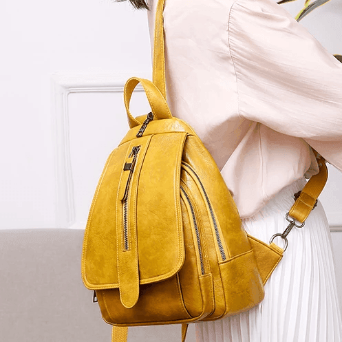 תיק גב מושלם יומיומי מעור לנשיאת חפצים אישיים בסגנון מוצ'ילה - לה איסלה