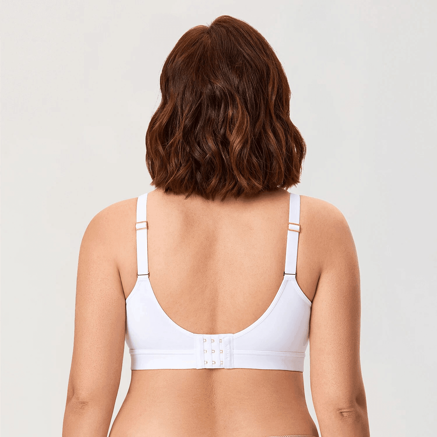 חזיית כותנה ללא עצם בסגירה אחורית אורטופדית להגנה ושמירה על יציבה נכונה - לה איסלה