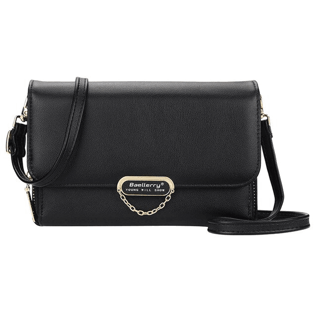 תיק שהוא ארנק בגיזרה מכילה בחלוקה פרקטית של תאים להופעה נשית מרהיבה - לה איסלה