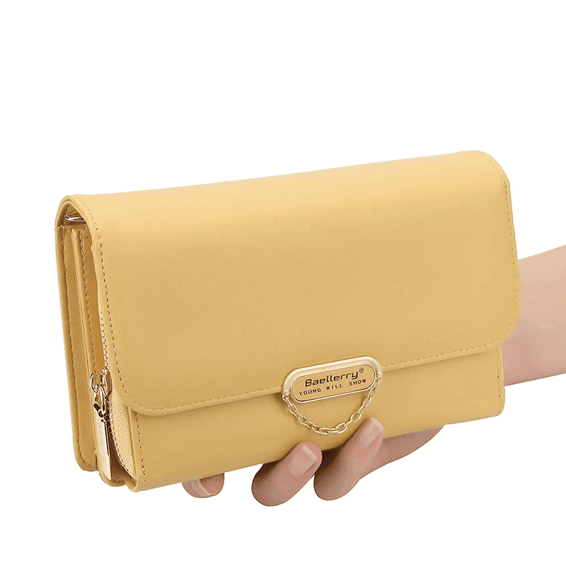 תיק שהוא ארנק בגיזרה מכילה בחלוקה פרקטית של תאים להופעה נשית מרהיבה - לה איסלה