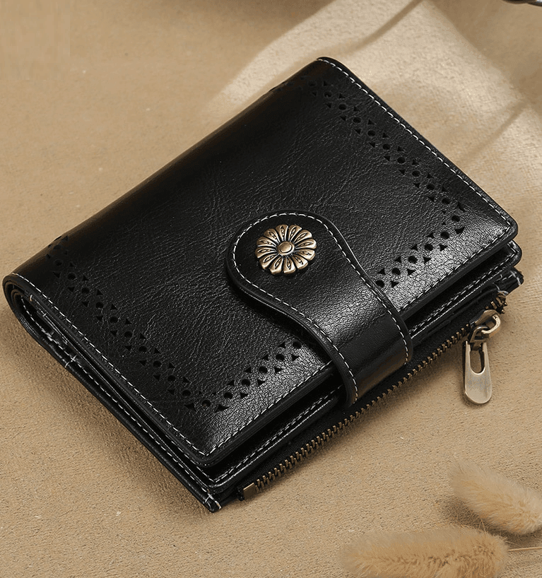 ארנק עור מקורי מאיטליה של מעצב בגיזרה פרקטית ובחלוקה חכמה של תאים ללוק אופנתי - לה איסלה