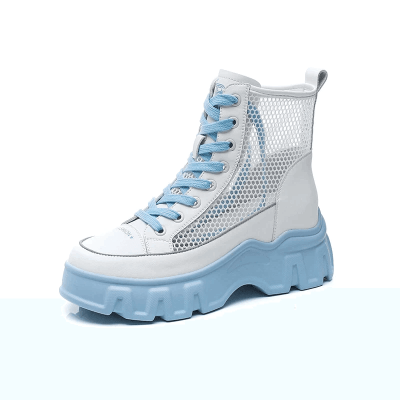 נעל עור בשילוב חורים עדינים להופעה קייצית מושלמת וללוק ישראלי אותנטי - לה איסלה