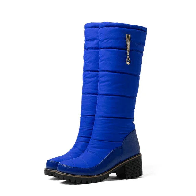 מגפון פרווה לסקי ולגשם בגימור מחמם ועוטף לרגל להופעה אופנתית ופרטקית - לה איסלה