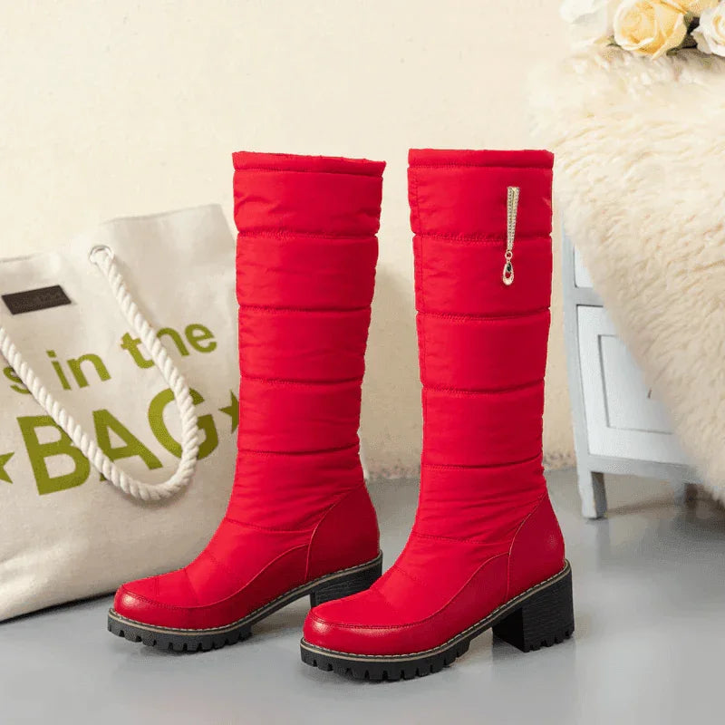 מגפון פרווה לסקי ולגשם בגימור מחמם ועוטף לרגל להופעה אופנתית ופרטקית - לה איסלה