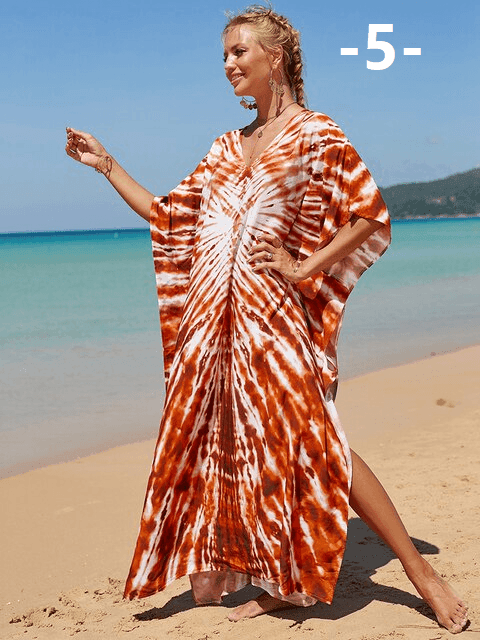 שמלת חוף קלילה בצבעוניות קייצית מושלמת ללוק נשי כובש ולהופעה שלא ישכחו לך - לה איסלה