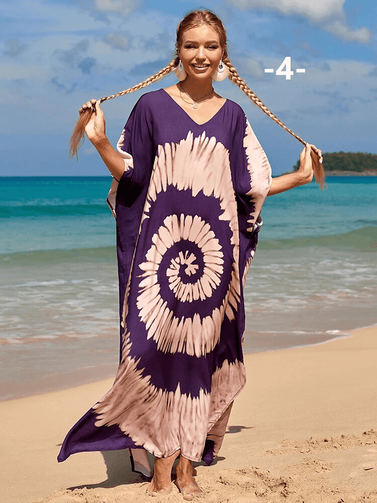 שמלת חוף קלילה בצבעוניות קייצית מושלמת ללוק נשי כובש ולהופעה שלא ישכחו לך - לה איסלה