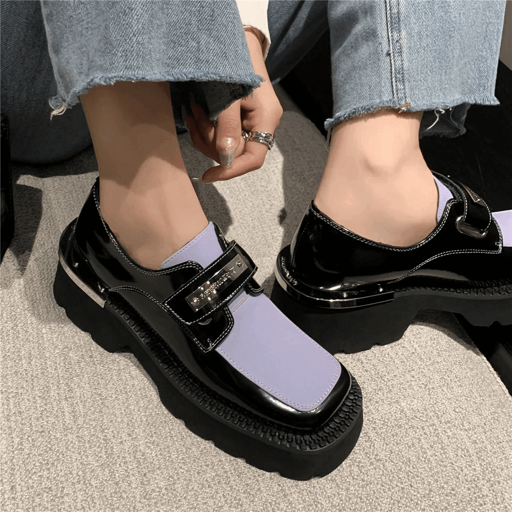 מוקסין רטרו מעור מקורי של מעצב בלעדי להופעה של אישה שרוצה לתת לוק מטורף - לה איסלה