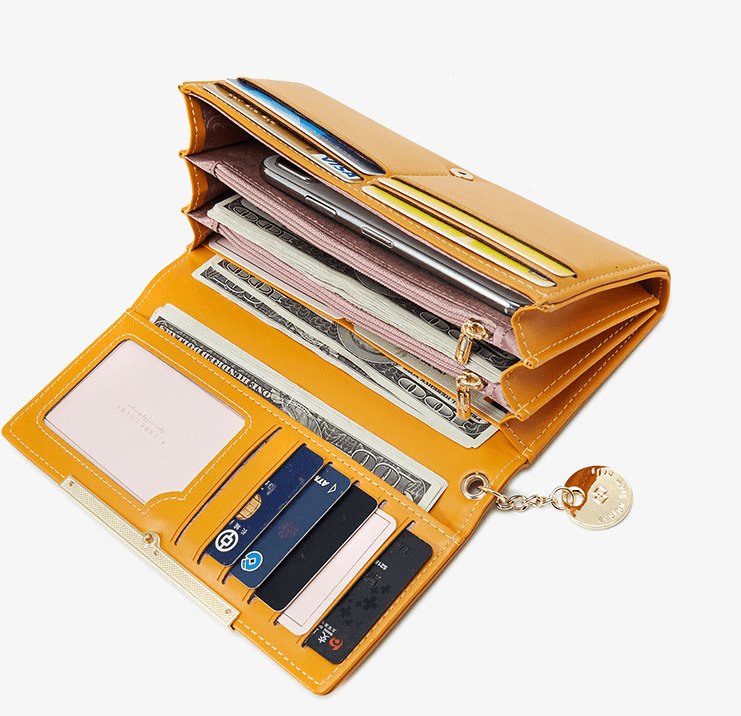 ארנק פרקטי בחלוקת פטנט של תאים פרקטים ונכונים ללוק נשי משובח ולהופעה אופנתית - לה איסלה