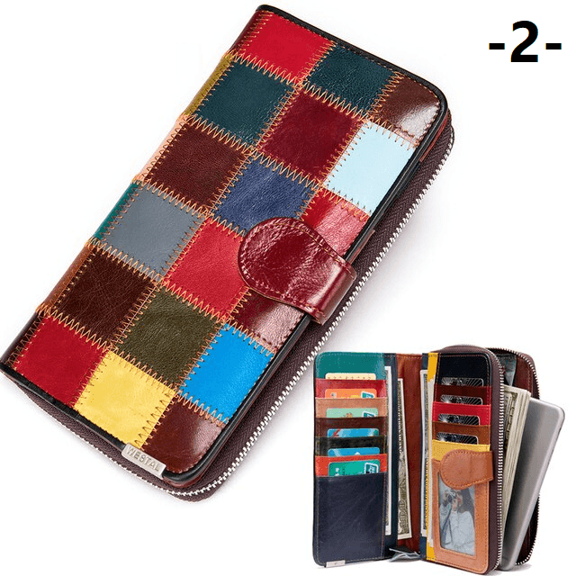 ארנק עור מקורי מאיטליה בגימור קייצי צבעוני לאישה שבטוחה בעצמה וללוק ייחודי - לה איסלה