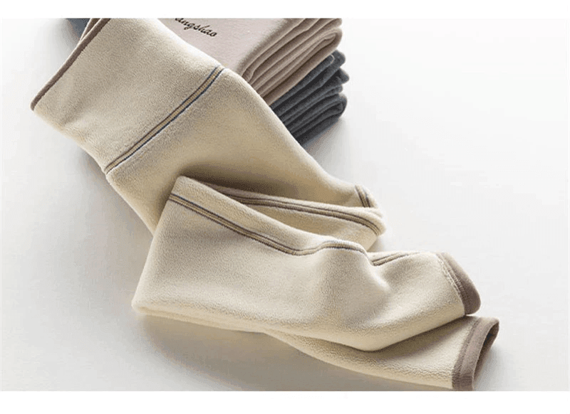 מכנס תרמי עם פרווה פנימית מחממת בגיזרת סקיני נוחה להופעה פרקטית - לה איסלה