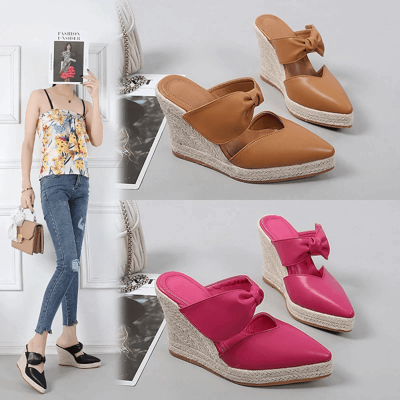 כפכפי קנבס היסטריות בגימור נשי מהפנט להופעה חתיכית וללוק שתמיד תרגישי בו ביטחון - לה איסלה