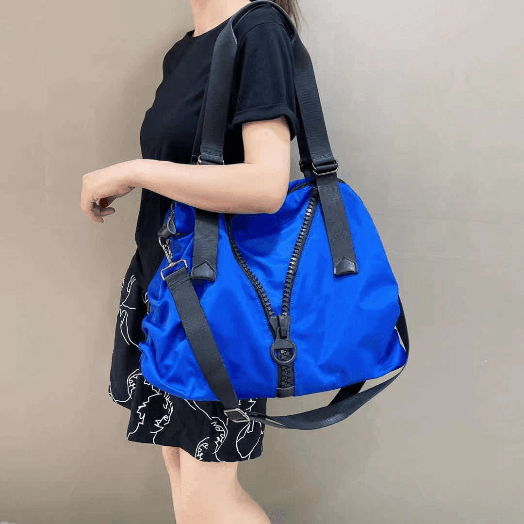 תיק מדליק של מעצב בגיזרת שק עם ריץ רץ אופנתי לעיטור להופעה נשית ייחודית - לה איסלה