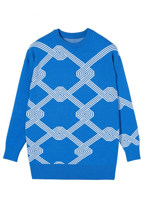 סריג מרשים של מעצב איטלקי בגימור צורות גאומטריות להופעה נשית מדוייקת - לה איסלה