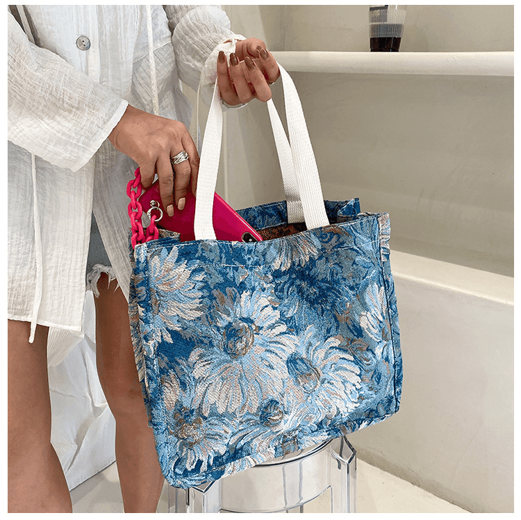 שני תיקי כותנה מושלמים בצבעוניות רכה ומזמינה ולנשיאה של כל סוגי החפצים - לה איסלה