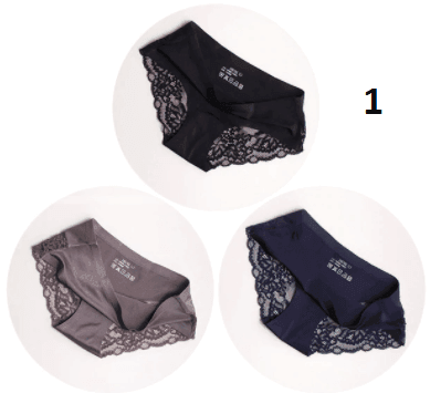 שלישיית תחתוני תחרה סקסיות - לה איסלה