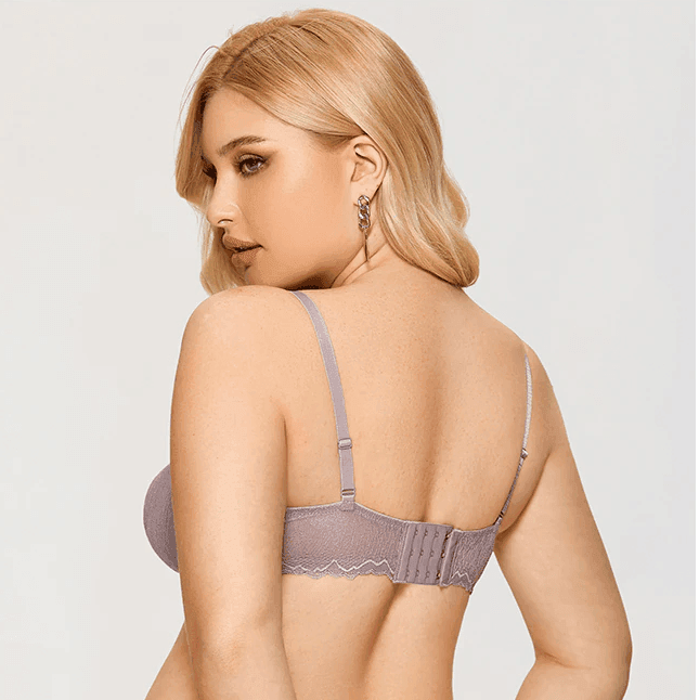 חזיית מינימייזר עם עצם בגיזרת משי דקה ללוק נשי סקסי ומושך - לה איסלה