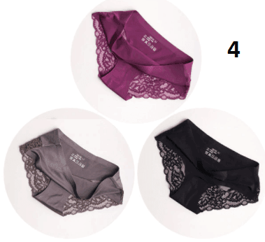 שלישיית תחתוני תחרה סקסיות - לה איסלה