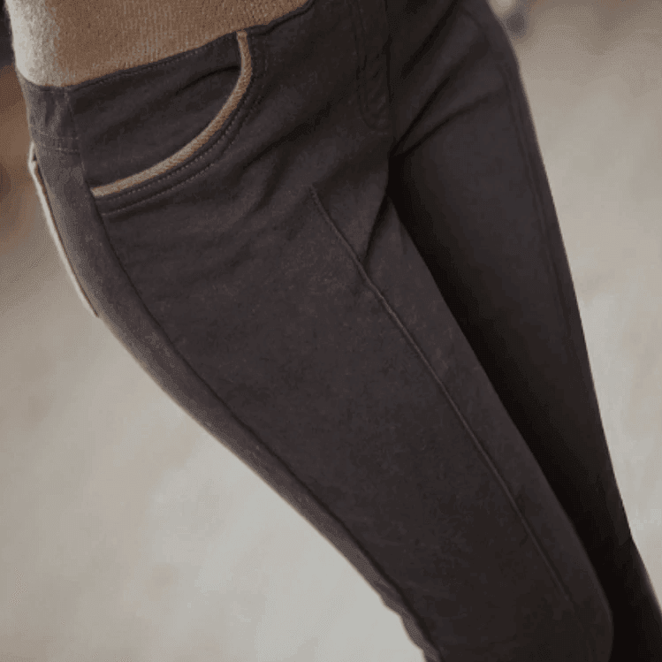 מכנס סקיני סטרצ' בגימור פנימי מחמם לעונה הקרה להופעה שתרגישי בה תמיד לוהטת - לה איסלה