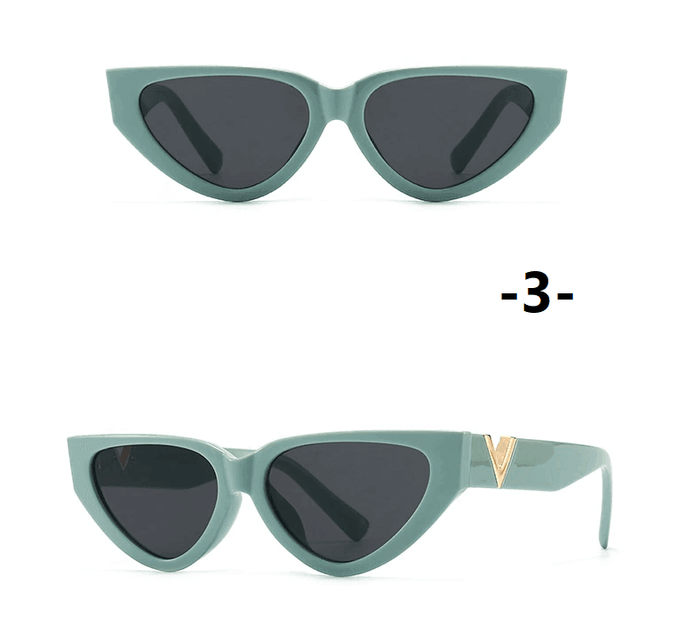 משקפי שמש ייחודיות בגימור וי מושלם להופעה נשית מדוייקת שמשלימה לך את הלוק - לה איסלה