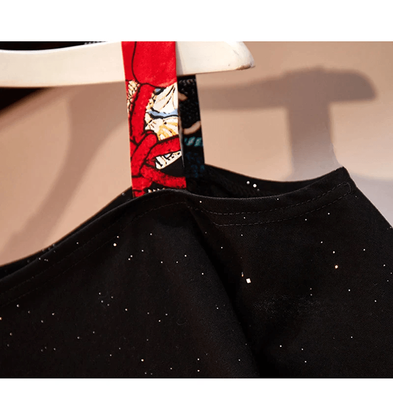 סט קייצי של מכנס קליל בגיזרה נשפכת וחולצת קיץ מושלמת עם כתף חשופה ללוק שמיימי - לה איסלה 