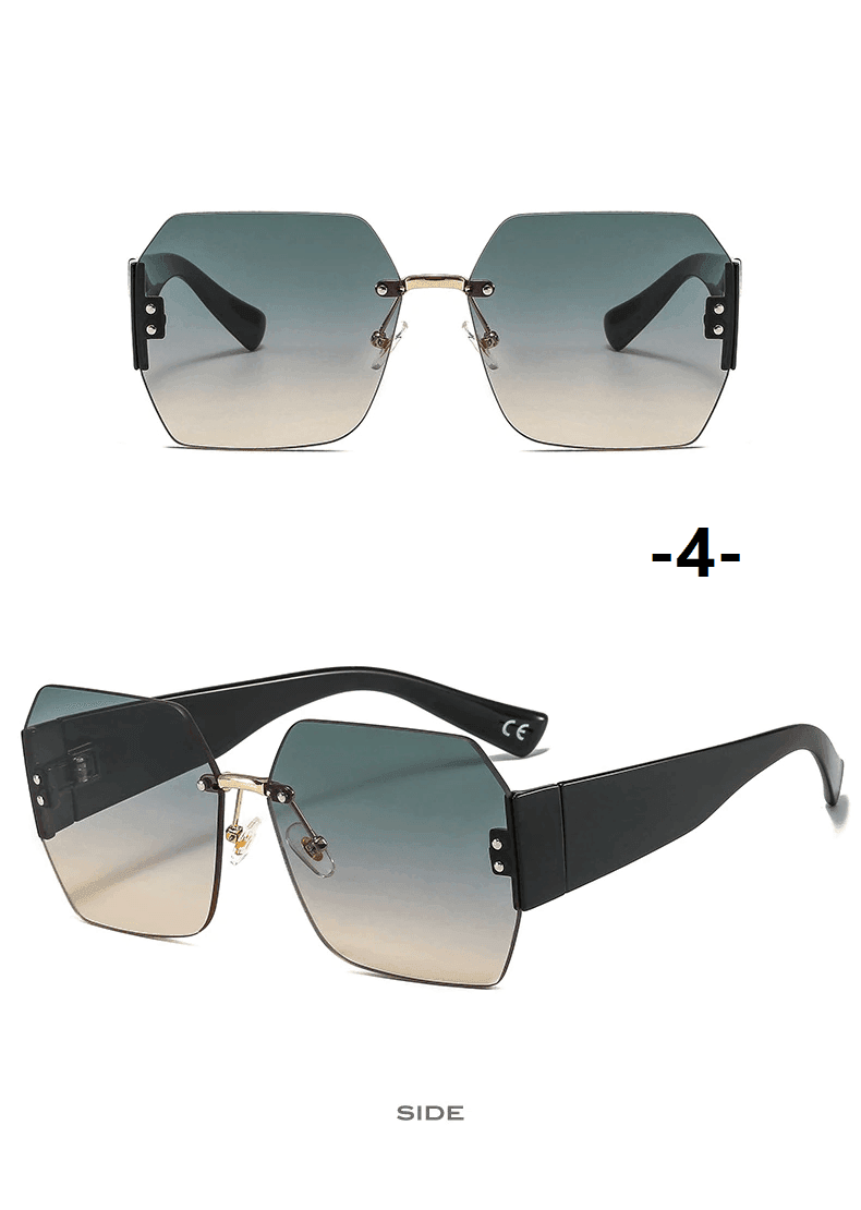 משקפי שמש של מעבצ איטלקי בגימור פרחוני מיוחד להופעה נשית צבעונית וללוק מושך - לה איסלה