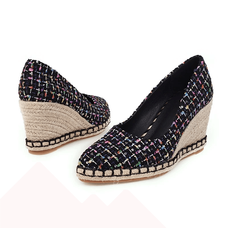 מוקסין קיץ ממילאנו בגיזרת בד בסיגנון פפיטה מדליק להופעה נשית חתיכית הורסת - לה איסלה